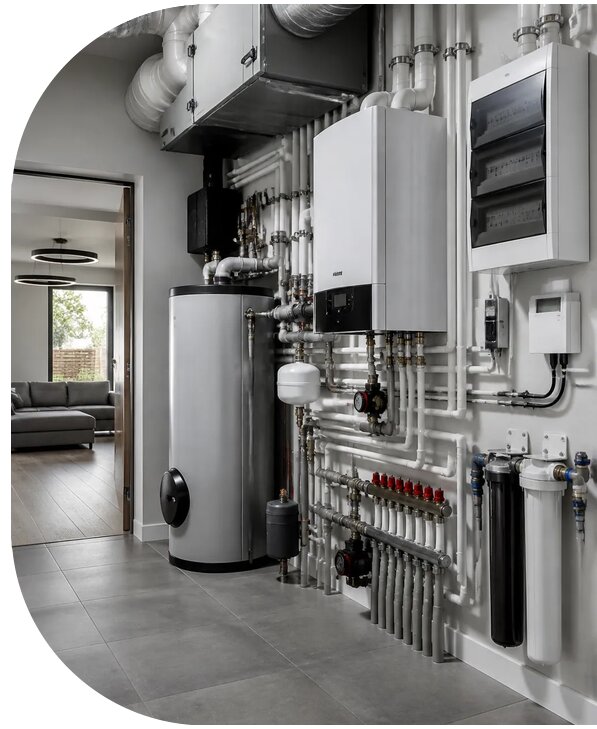 Инженерные системы дома под ключ в Междуреченске от 1515750 р. | АПаруса-Мжд