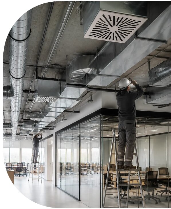 Монтаж вентиляции офиса в Междуреченске от 151575 р. | АПаруса-Мжд